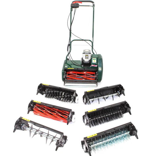 Allett Liberty 43 Battery Cylinder Mower with Cartridges