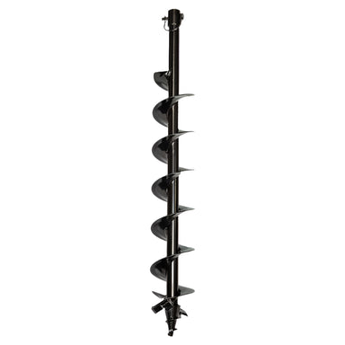 Bullmax Auger Drill M2 features a durable steel spiral blade designed for heavy-duty earth drilling. Ideal for agricultural, landscaping, and fencing tasks. Precision tip ensures efficient penetration in tough soil conditions. Compatible with post hole diggers and powered augers