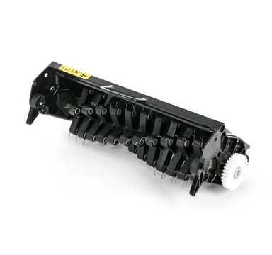 Allett 43cm scarifier rapid change cartridge with precision spring tines designed to remove thatch and moss efficiently, compatible with Kensington cylinder mowers.