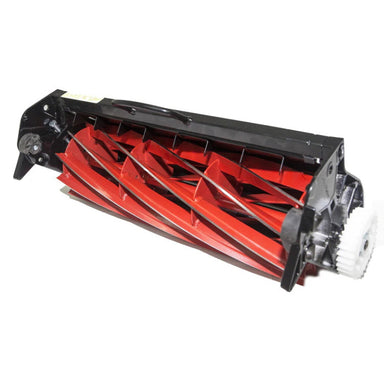 Allett 17-inch 10-blade quick-change cartridge designed for precision mowing and a fine, professional lawn finish compatible with Cambridge mower systems.