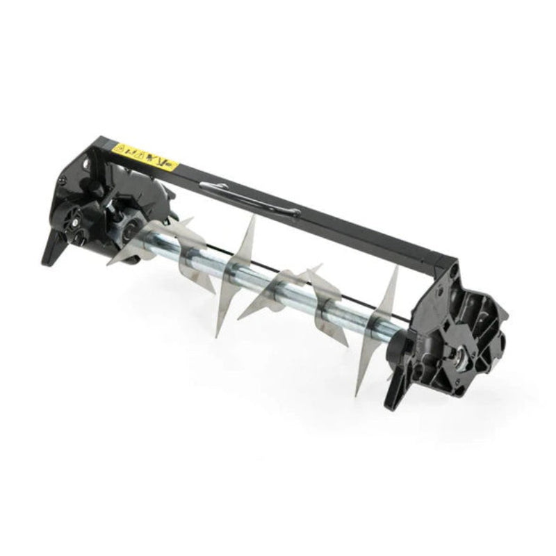 Allett 43cm Aerator Rapid Change Cartridge for Cambridge 43 mowers. Designed to relieve soil compaction, enhance water absorption, and promote root growth for healthier, denser lawns. Quick-release system for effortless installation and maintenance.