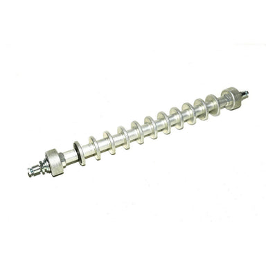 Allett grooved front roller designed for Stirling 51 and Kensington 20 cylinder mowers. Precision-machined aluminum roller with evenly spaced grooves enhances traction, lawn striping, and maneuverability for professional-quality turf maintenance.