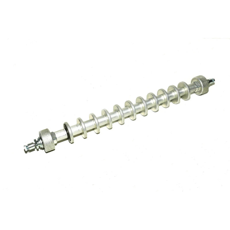 Allett grooved front roller designed for Stirling 51 and Kensington 20 cylinder mowers. Precision-machined aluminum roller with evenly spaced grooves enhances traction, lawn striping, and maneuverability for professional-quality turf maintenance.