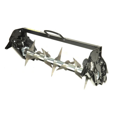 Allett Stirling 43 Aerator Cartridge designed for deep lawn aeration. Compatible with Allett Stirling 43 mowers, this cartridge relieves soil compaction, improves oxygen flow, and enhances water absorption for healthier, more vibrant turf