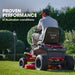 Baumr-AG 30' 48V Brushless Electric Ride On Lawn Mower Lifestyle