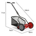 Baumr-AG 350MX 14inch Manual Reel Push Lawn Mower Dimension Drawing