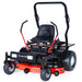 Baumr-AG 48' zero turn ride on lawn mower MOWRIDBMZ62A with white background