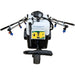 Rear view of the Martin Lishman Micro-Spray turf sprayer showcasing the control panel, pressure gauge, and extended spray booms. Designed for sports turf and amenity care, it provides accurate liquid application, easy operation, and reliable coverage for professional grounds management.