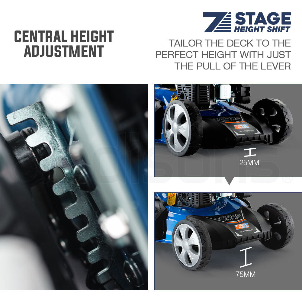 Central height adjustment