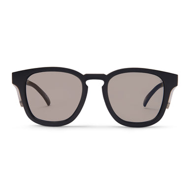 LIIVE Safety Crafter Polarised Matt Black | Clear Blinker front view