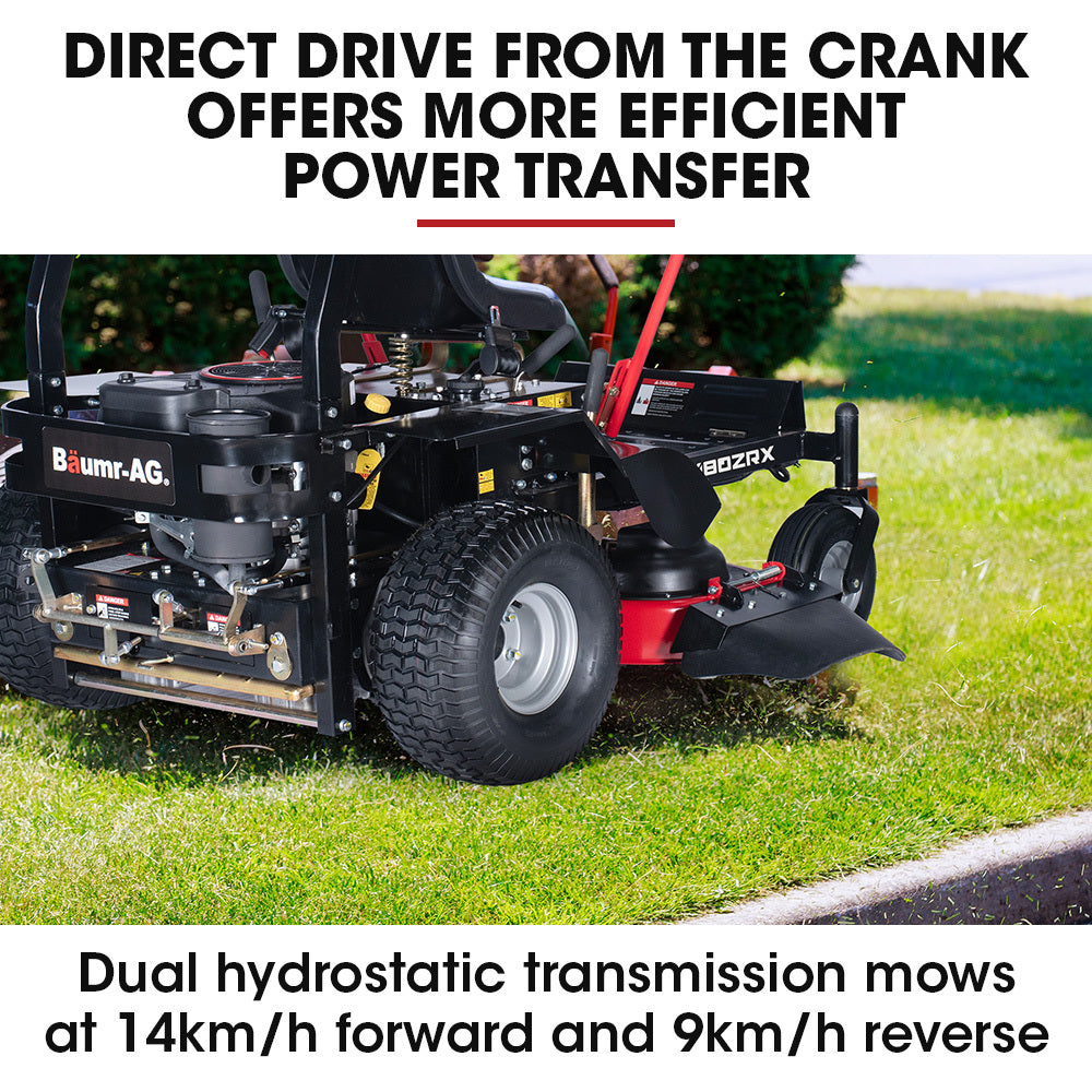 Dual hydrostatic transmission mows