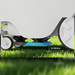 FJD Titan Robotic Mower showing adjustable 10–100 mm cutting height beneath the mower deck, providing precise grass height control for golf courses, sports fields, commercial turf, and professional landscape maintenance in varying mowing conditions.