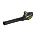 G-Force 60V brushless garden blower with handheld design and long nozzle, used to clear leaves, grass clippings, and debris from lawns, paths, and driveways efficiently.