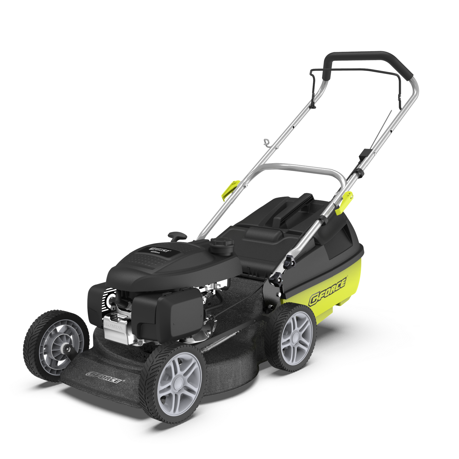 G-Force 201cc 18 Inch Hand Push Petrol Lawn Mower