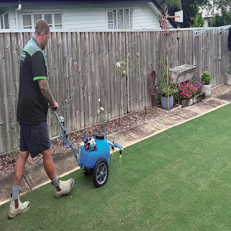 GK-30 Turf Sprayer In use