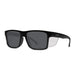 LIIVE Safety Tradie Polarised sunglasses in matte black with clear side blinkers and smoke lenses. Durable wraparound design for superior eye protection, UV blocking, and comfort—ideal for tradies and outdoor professionals.
