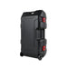 Durable black Powertech PPD-100 carry case with red locking clips and built-in wheels, designed for easy transport and secure storage of the post driver and accessories.