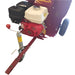The visible part of the machine shown in the image is primarily the engine and the towing/hitch mechanism of a Truyard C100 Chipper.