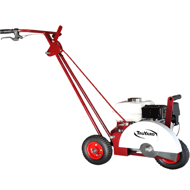 The Truyard GE30 features a reliable Honda GX200 engine, durable 12” steel blade, and easy single-lever height control. Built for commercial use with pneumatic wheels and optional clutch, it delivers precise, effortless lawn edging every time.