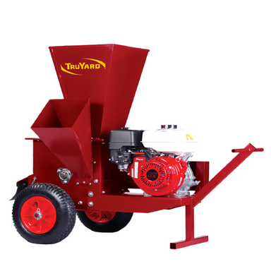The Truyard CM90270K features a powerful Honda GX270 engine with electric key start, dual chipper blades, and 28 reversible hammers. It handles branches up to 90mm, making it ideal for large garden cleanup and semi-commercial mulching tasks.